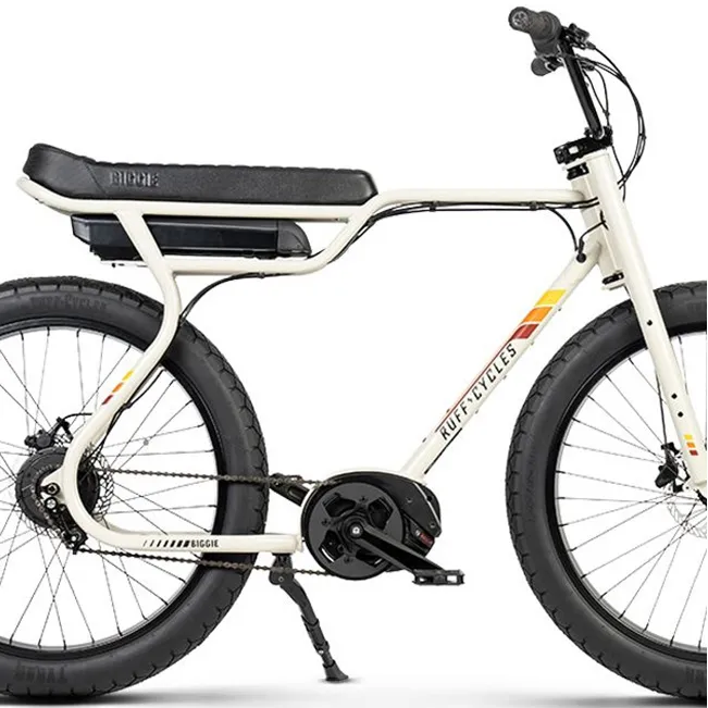 Ruff Cycles Biggie E1077 Bosch Pl Cx Elektrisk Sykkel, Sand, One Size, 500Wh, Elsykkel