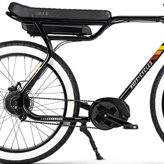 Ruff Cycles Biggie E1078 Bosch Elektrisk Sykkel, Night black, One Size, 300Wh, Elsykkel