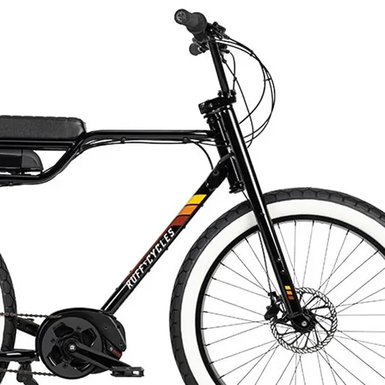 Ruff Cycles Biggie E1078 Bosch Elektrisk Sykkel, Night black, One Size, 300Wh, Elsykkel