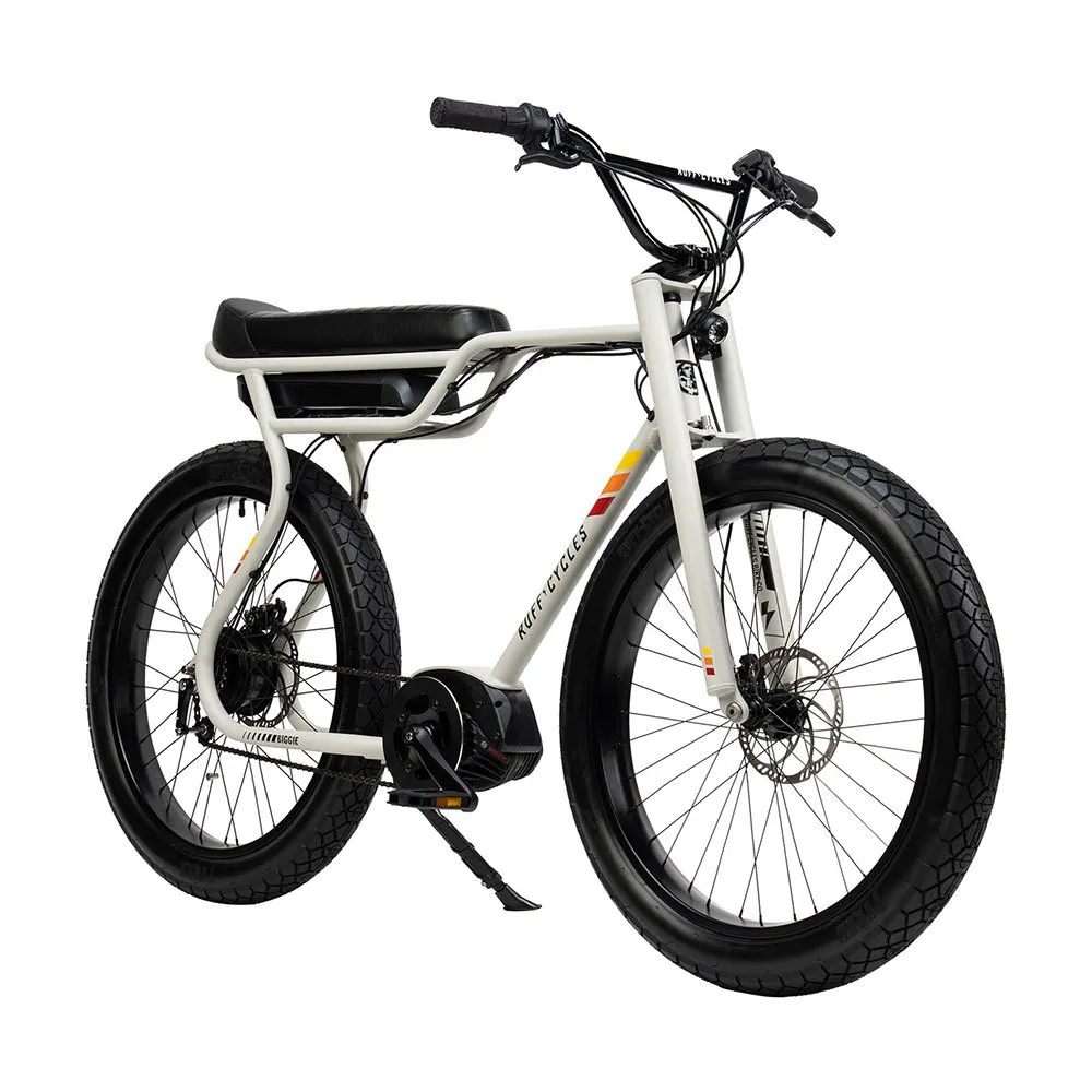 Ruff Cycles Biggie Elektrisk Sykkel, White, One Size, 300Wh, Elsykkel