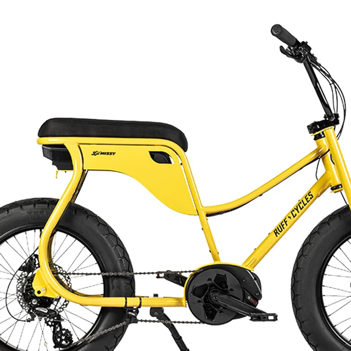 Ruff Cycles Lil Missy E1975 Baby B Bosch Elektrisk Sykkel, Yellow, One Size, 300Wh, Elsykkel