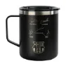 Runbott Fcb Male Signatures 400 Ml Termosflaske, Black, One Size