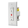 Rv Designer Ac Gfci Plugg, White, One Size
