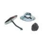 Rv Designer Metalldørholder Med Stempel, Grey, 76.20mm