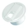 Rv Designer Universell Rund Elektrisk Kabelluke, White, One Size