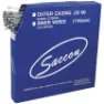 Saccon Mtb Cables Brake Stainless Steel Hammer Bremsekabel 100 Enheter, Silver, 1.5 x 2300mm