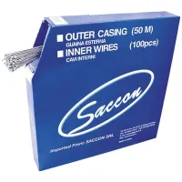 Saccon Stainless Steel Change Cables Girvaier 100 Enheter Saccon Stainless Steel Change Cables Girvaier 100 Enheter
