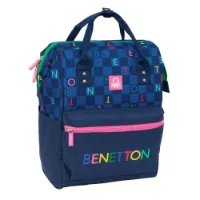 Safta 13´´ With Handles Benetton Damero Ryggsekk