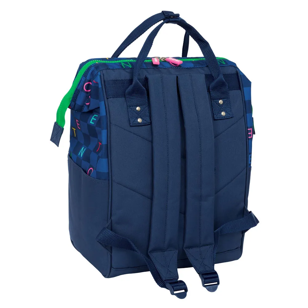 Safta 13´´ With Handles Benetton Damero Ryggsekk, Multicolor