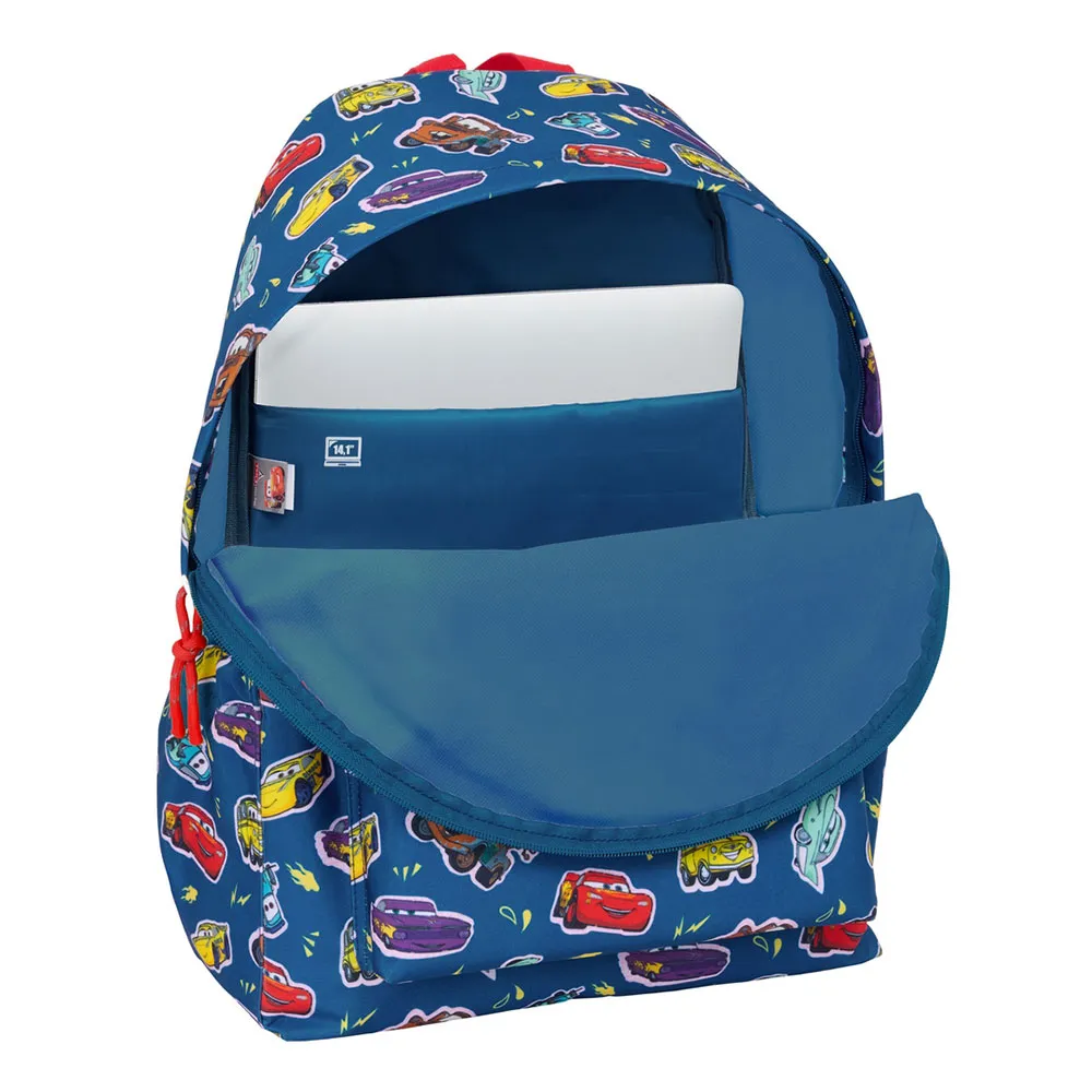 Safta 14.1´´ Cars Racing Ryggsekk, Multicolor