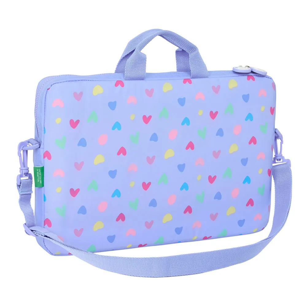 Safta 15.6´´ Benetton Lila Laptopveske, Multicolor
