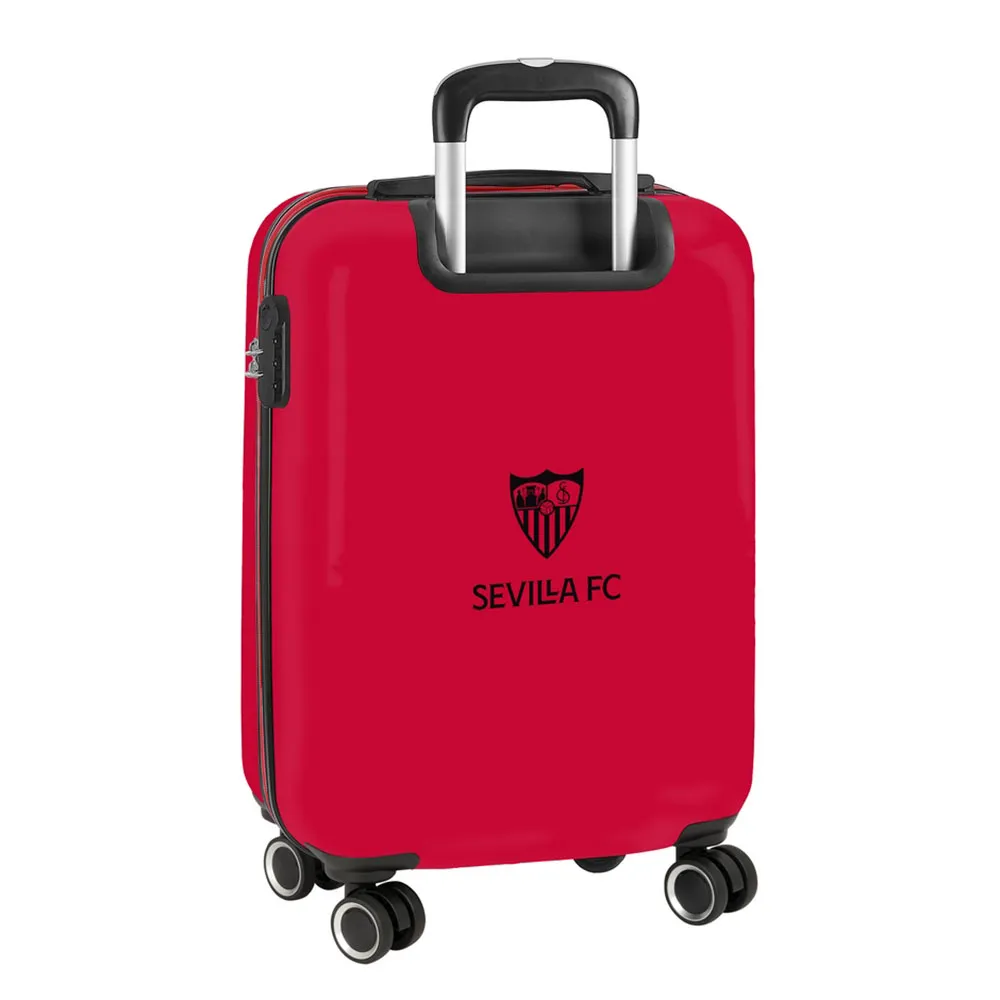 Safta 20´´ Twin Wheels Sevilla Fc Trillekoffert, Multicolor