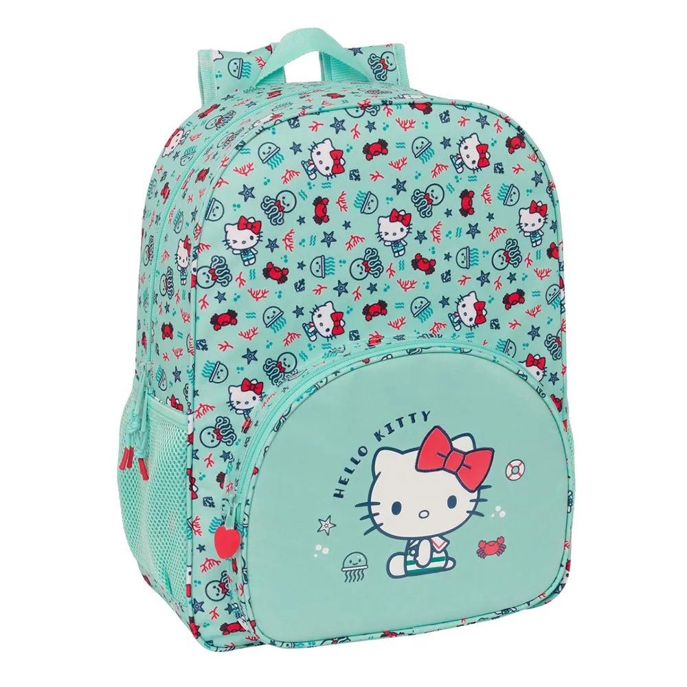 Safta 42 Cm Hello Kitty Sea Lovers Ryggsekk, Multicolor Safta 42 Cm Hello Kitty Sea Lovers Ryggsekk, Multicolor