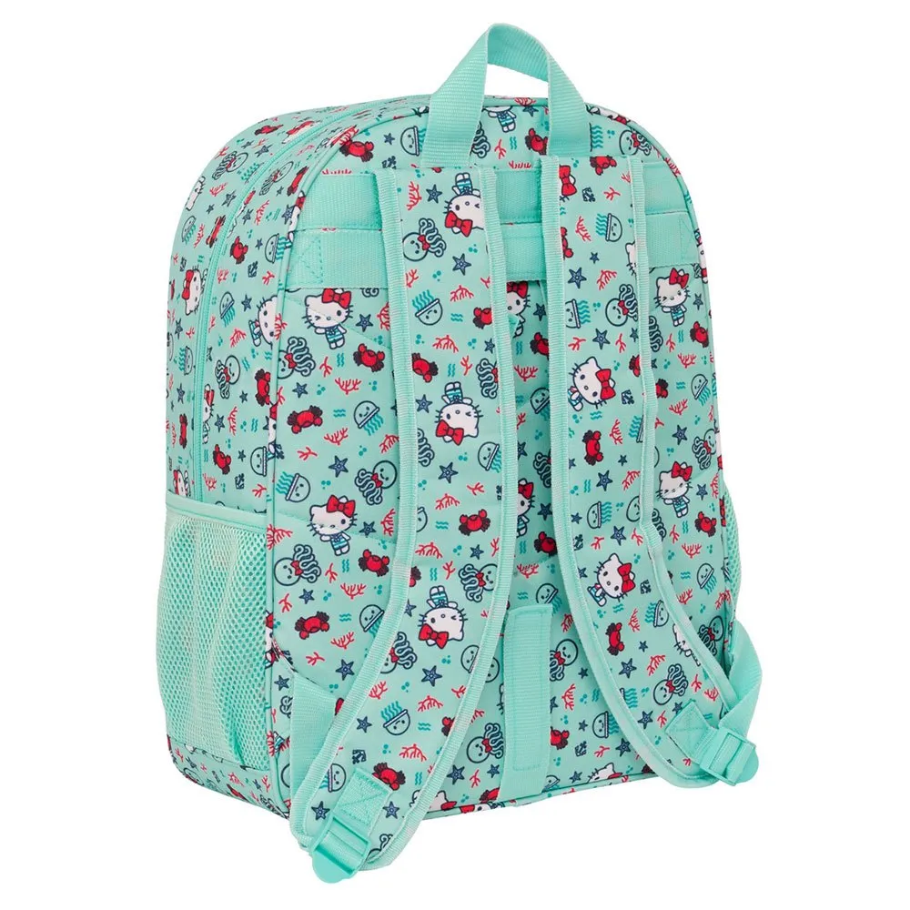 Safta 42 Cm Hello Kitty Sea Lovers Ryggsekk, Multicolor Safta 42 Cm Hello Kitty Sea Lovers Ryggsekk, Multicolor
