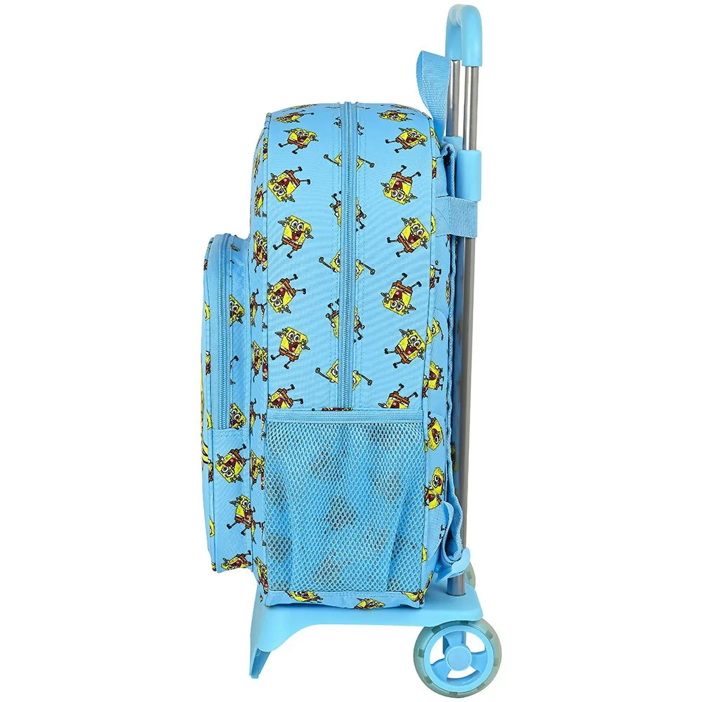 Safta 612191313 Bob Esponja Positive Vibes 14l 42x33x14 Cm Ryggsekk Med Hjul, Blue