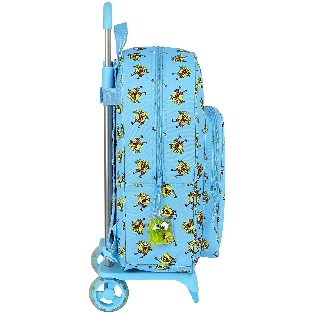 Safta 612191313 Bob Esponja Positive Vibes 14l 42x33x14 Cm Ryggsekk Med Hjul, Blue