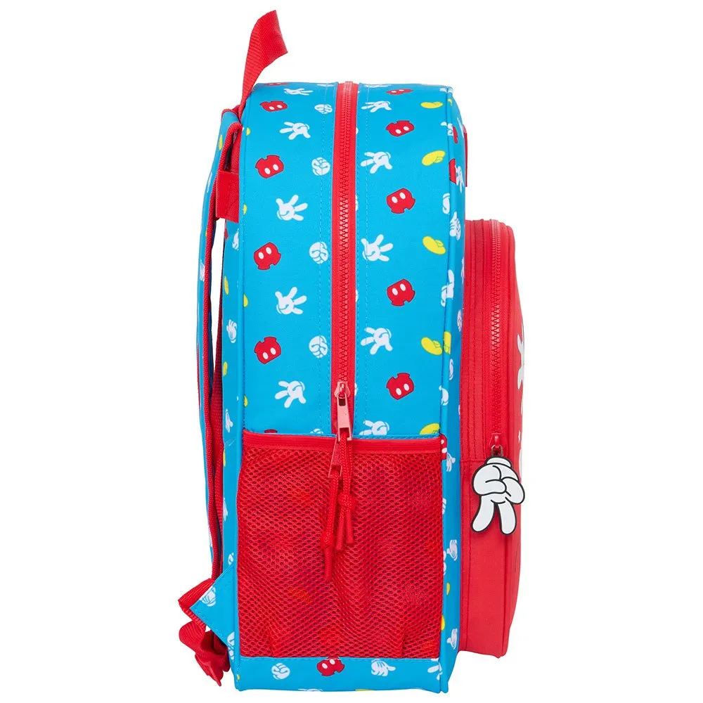 Safta 612333180 Mickey Mouse Fantastic 19l 27x33x10 Cm Ryggsekk, Multicolor