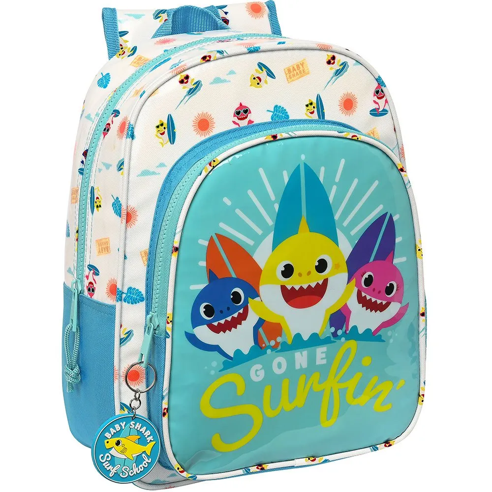 Safta 612360185 Baby Shark Surfing 10l 30x46x14 Cm Ryggsekk, Multicolor Safta 612360185 Baby Shark Surfing 10l 30x46x14 Cm Ryggsekk, Multicolor