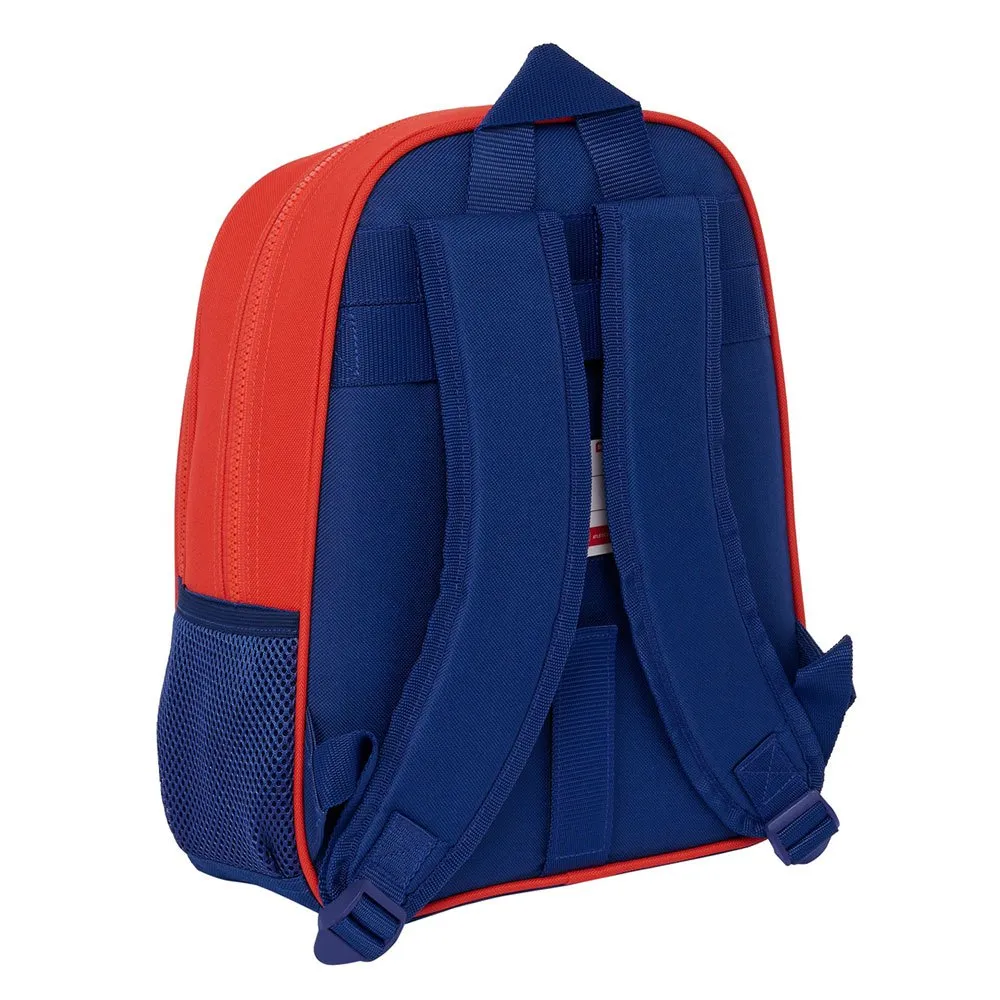 Safta 612458524 Childish Atletico De Madrid 10l 27x33x10 Cm Ryggsekk, Multicolor