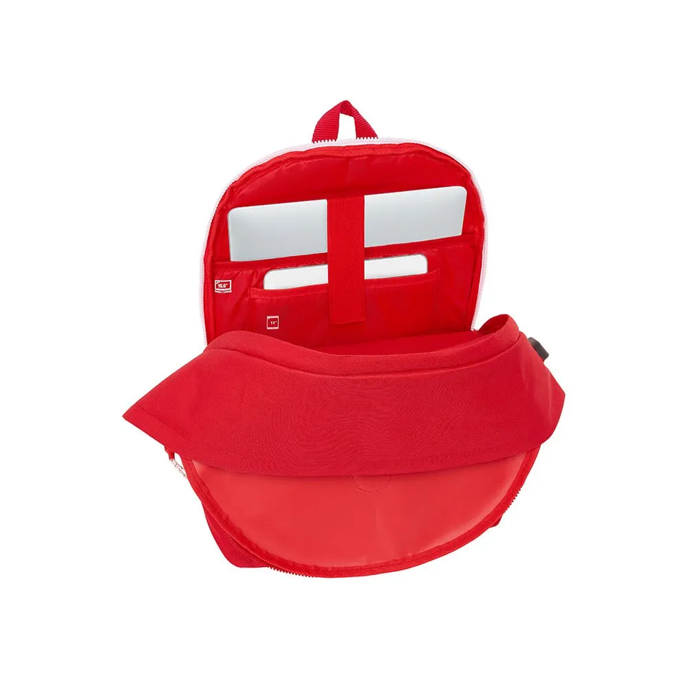 Safta 612465820 Sevilla Fc 15.6´´ 24.55l 27x33x10 Cm Ryggsekk, Multicolor