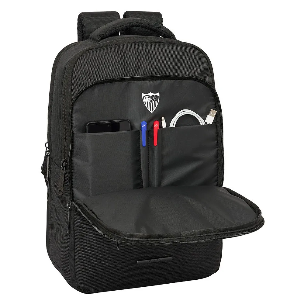 Safta 612482894 Sevilla Fc Business Backapck 15.6´´ 19.15l 27x33x10 Cm Ryggsekk, Multicolor