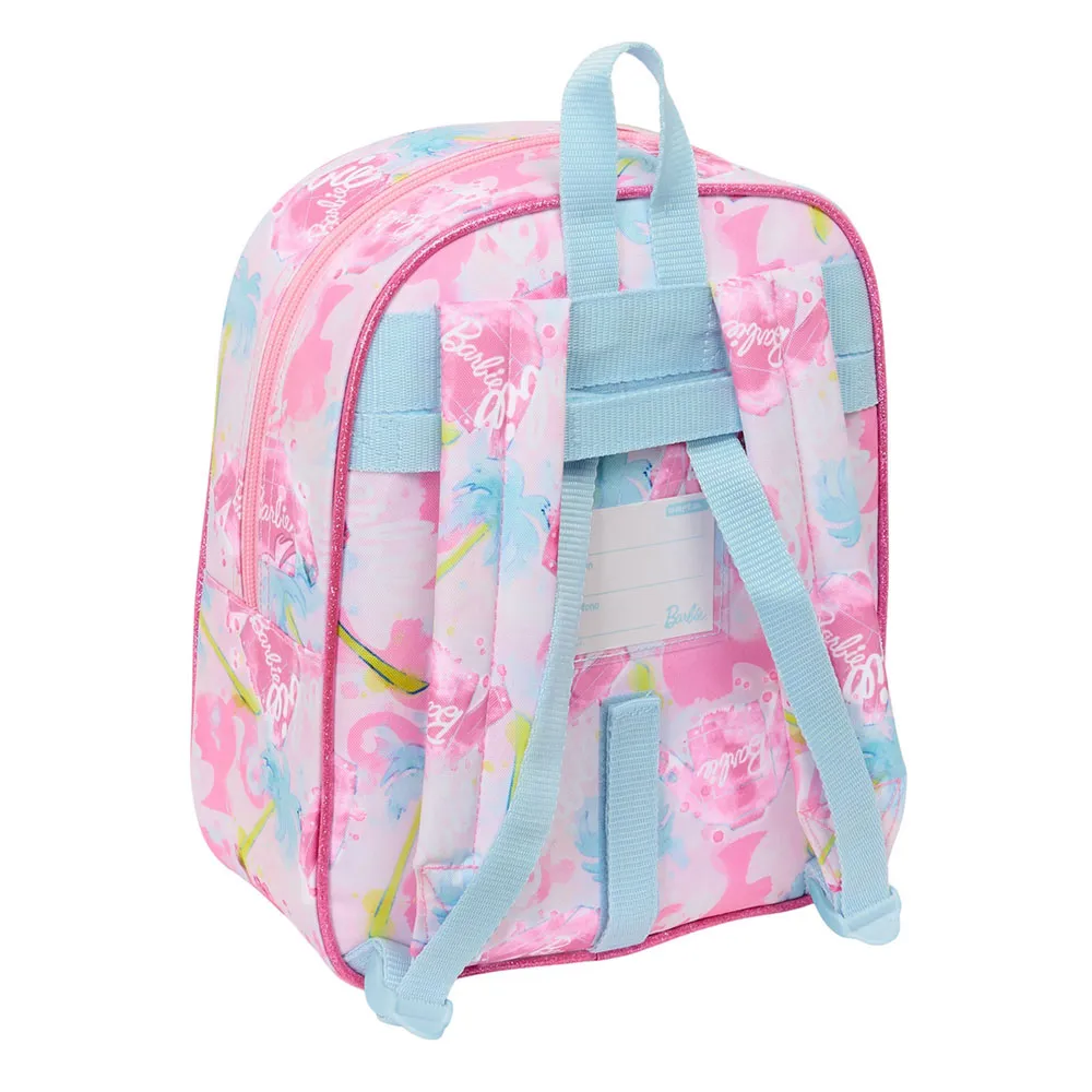 Safta 612510232 Mini Barbie Painterly 6l 27x33x10 Cm Ryggsekk, Multicolor
