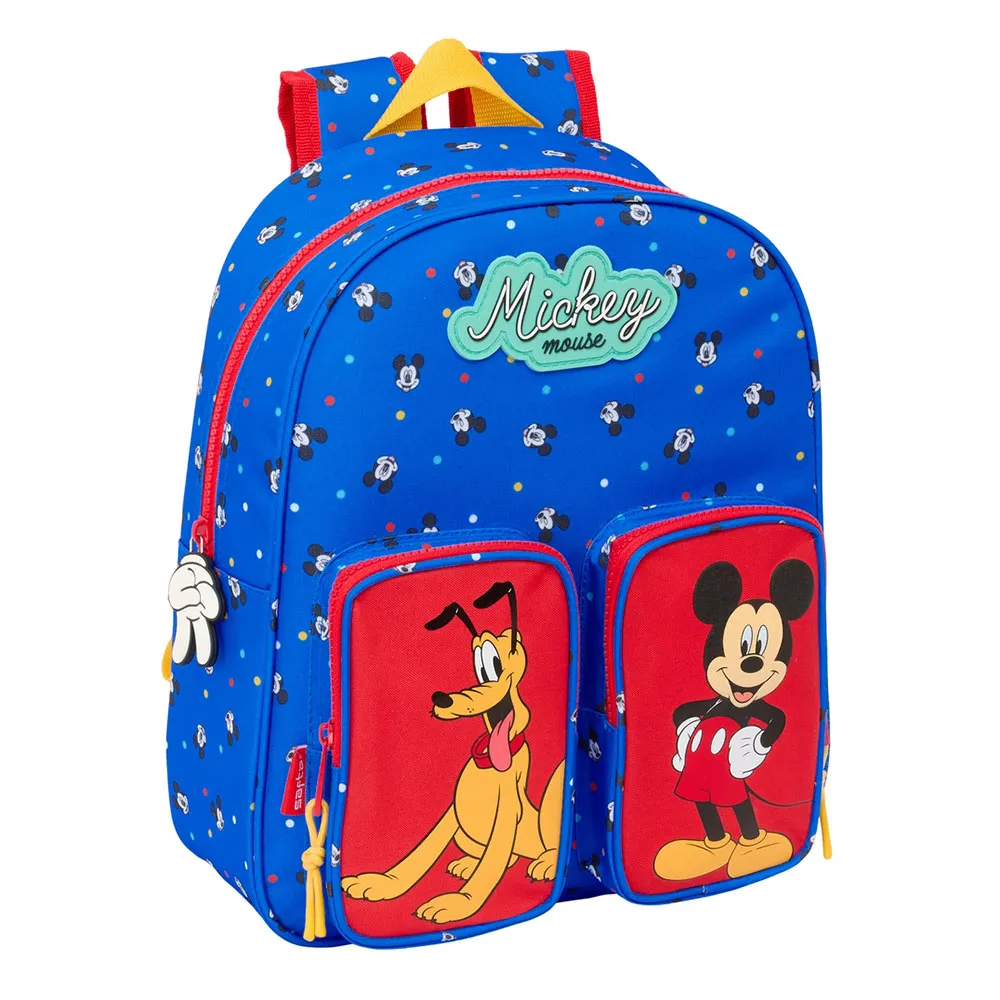 Safta 612514609 Small Mickey Mouse Good Day 9.50l 27x33x10 Cm Ryggsekk