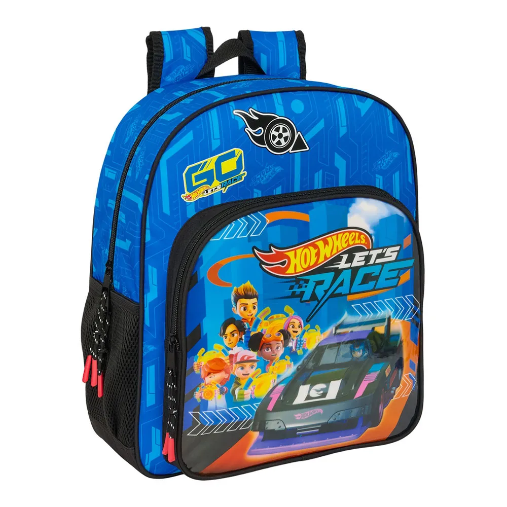 Safta 612538640 Hot Wheels Let´s Race 15l 32x12x38 Cm Ryggsekk Safta 612538640 Hot Wheels Let´s Race 15l 32x12x38 Cm Ryggsekk