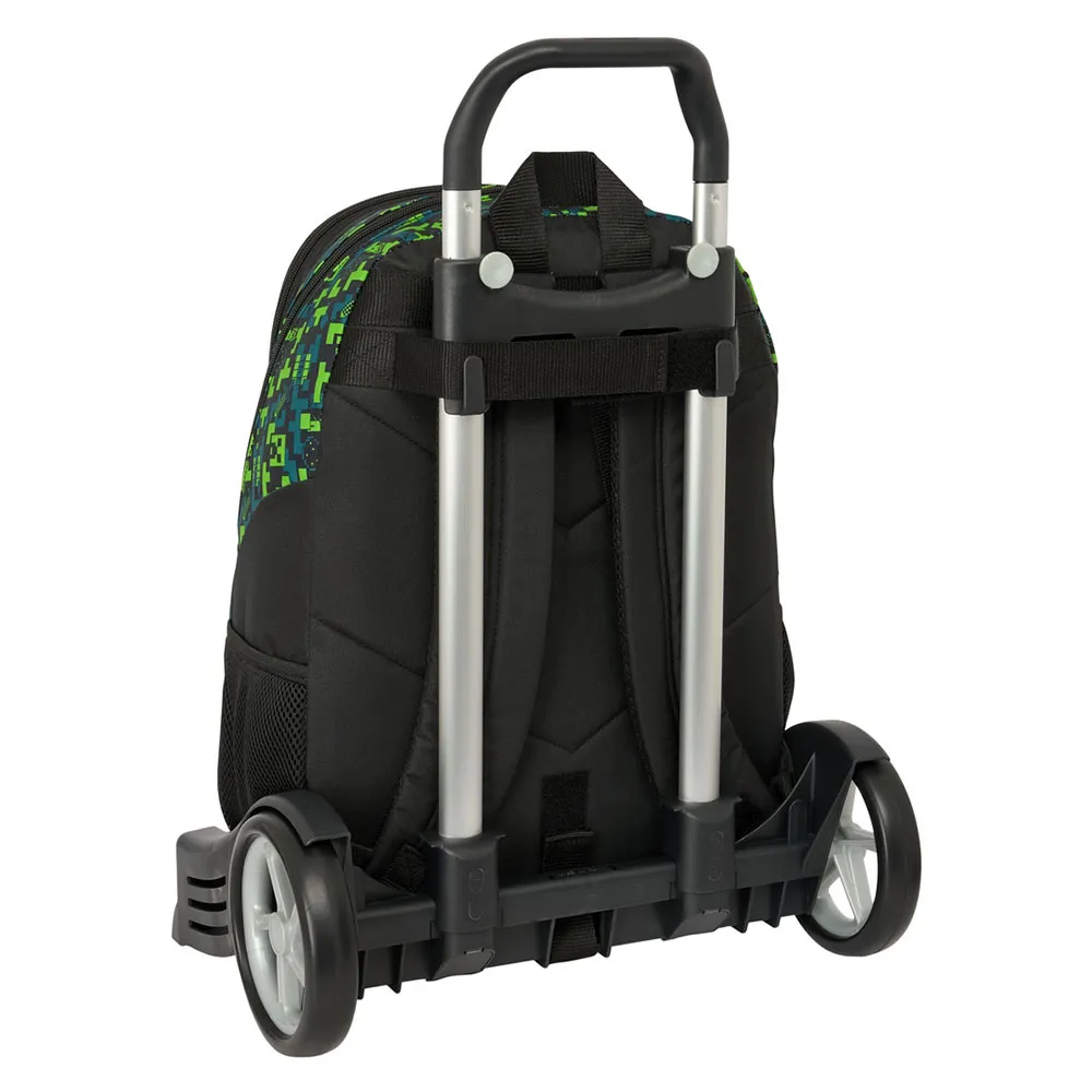 Safta 612547860 Evolution Minecraft Tnt 22.50l 32x16x44 Cm Ryggsekk Med Hjul, Multicolor