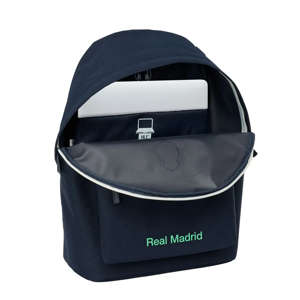 Safta 612557819 Real Madrid 2nd Kit 25/26 14.1´´ 20l Laptop Ryggsekk, Multicolor