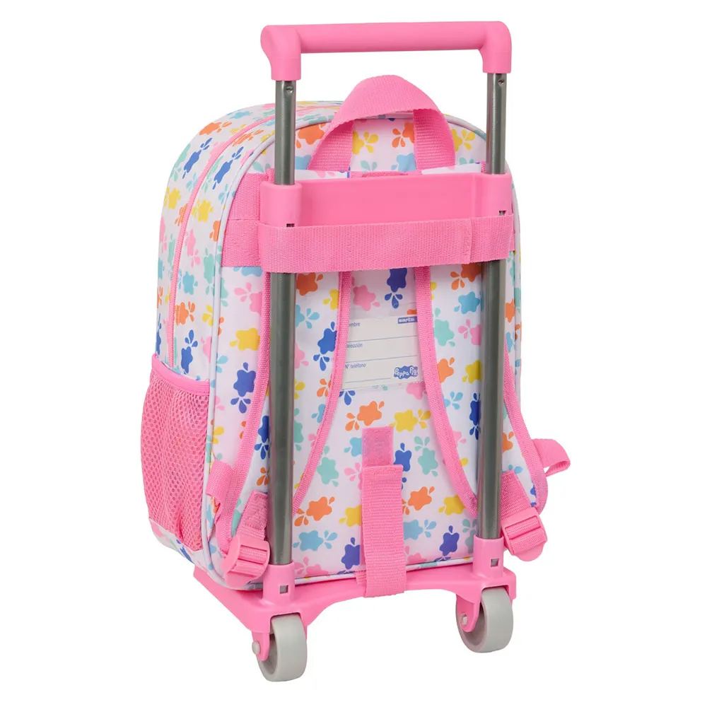 Safta 612572020 Peppa Pig 10l Ryggsekk Med Hjul, Multicolor
