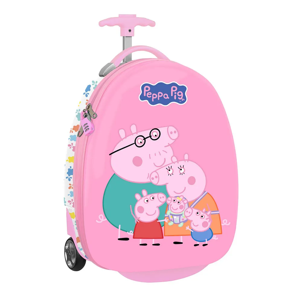 Safta 612572848 Peppa Pig Baby Pig Kid 16´´ 27.70l Ryggsekk Med Hjul, Multicolor