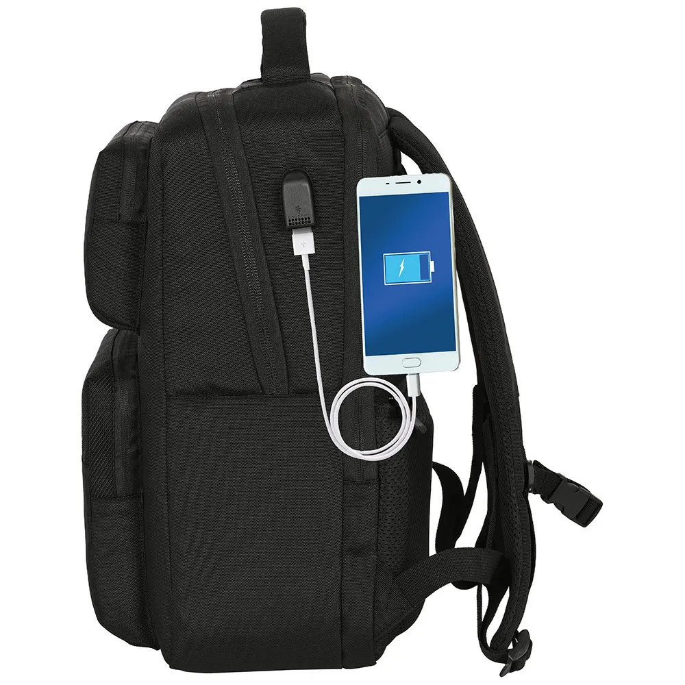Safta 622364377 Real Madrid Premium 2 Pockets 15.6´´+usb 13.75l 32x42x15 Cm Ryggsekk, Multicolor Safta 622364377 Real Madrid Premium 2 Pockets 15.6´´+usb 13.75l 32x42x15 Cm Ryggsekk, Multicolor