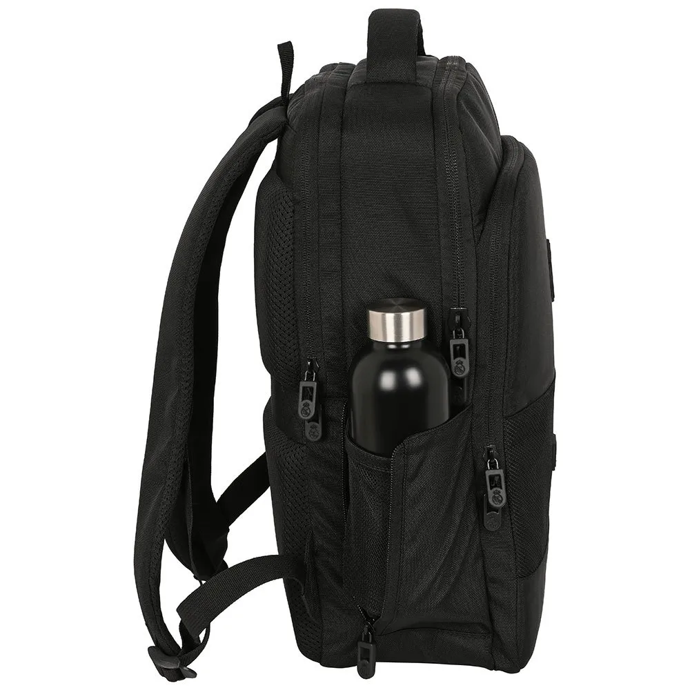 Safta 622364894 Real Madrid Premium Backapck 15.6´´+tablet+usb 19.15l 32x42x15 Cm Ryggsekk, Multicolor