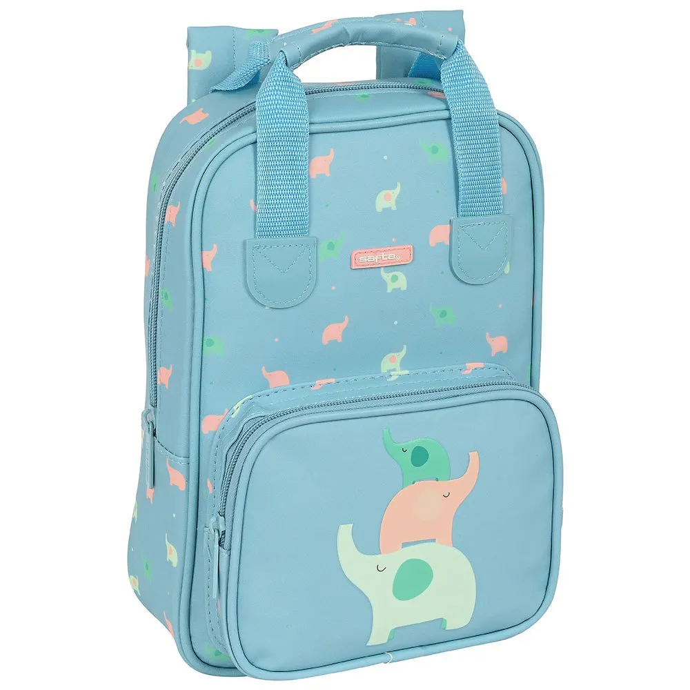 Safta 642390765 Pre -school Elefantes 4.50l 20x10x28 Cm Ryggsekk, Multicolor