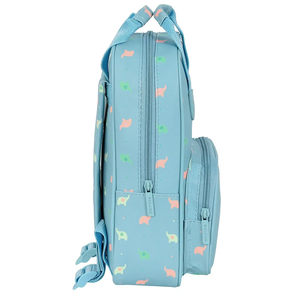 Safta 642390765 Pre -school Elefantes 4.50l 20x10x28 Cm Ryggsekk, Multicolor