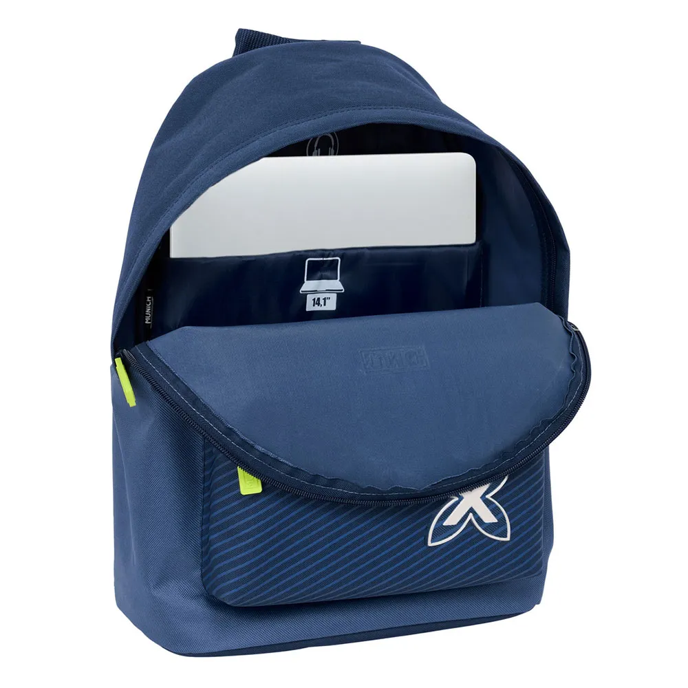 Safta 642512819 Munich 14.1´´ 20l 32x43x14 Cm Ryggsekk, Blue indigo Safta 642512819 Munich 14.1´´ 20l 32x43x14 Cm Ryggsekk, Blue indigo