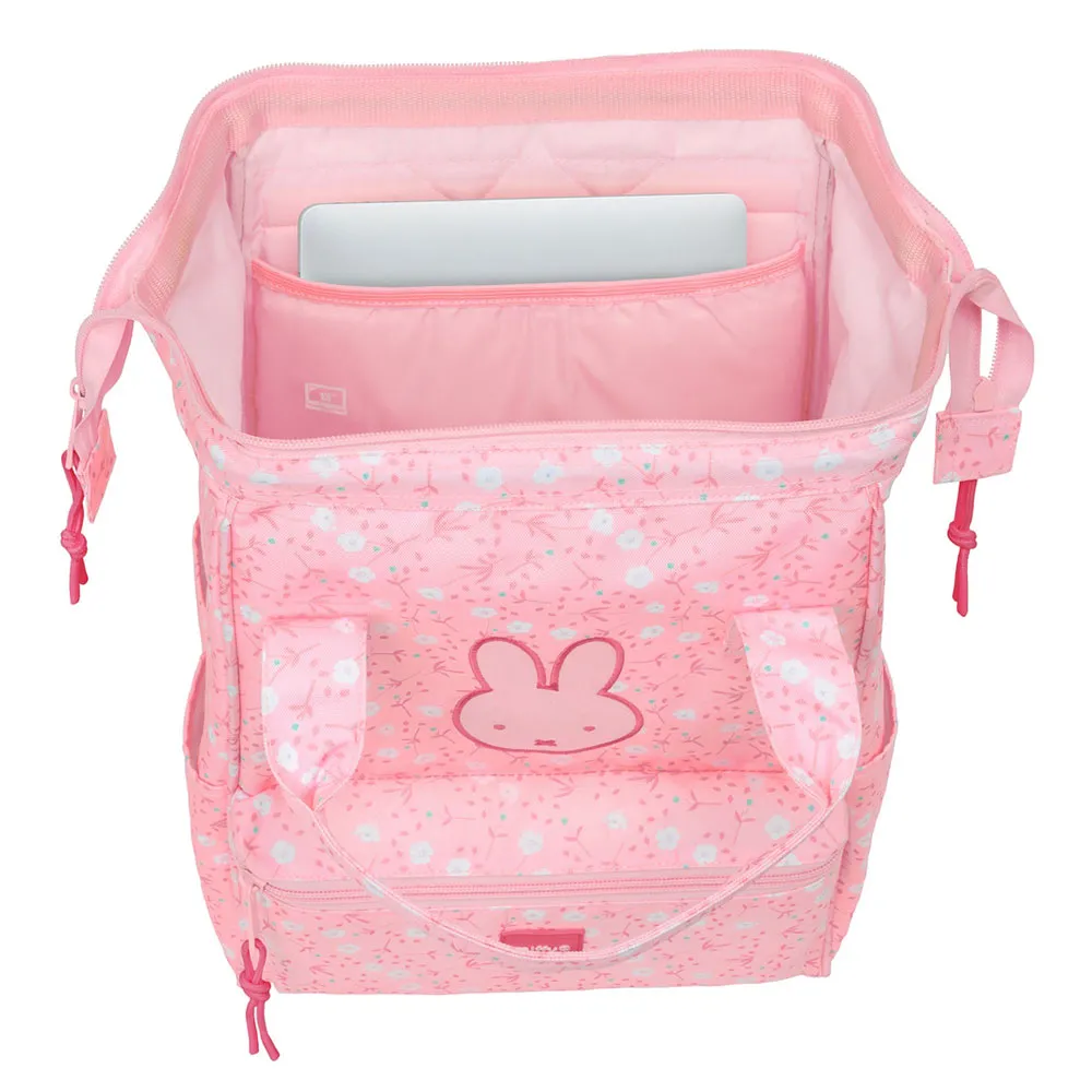 Safta 642520838 Miffy Flowers 13´´ 17l 32x43x14 Cm Ryggsekk, Multicolor Safta 642520838 Miffy Flowers 13´´ 17l 32x43x14 Cm Ryggsekk, Multicolor