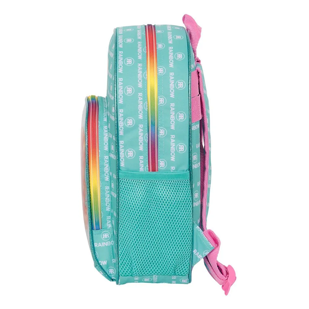 Safta Baby Rainbow High Paradise Ryggsekk 34 Cm, Multicolor