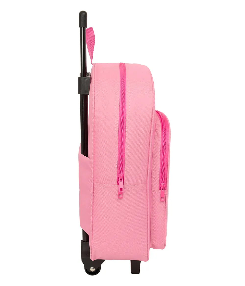 Safta Barbie 32x42x14 Cm Ryggsekk Med Hjul, Multicolor