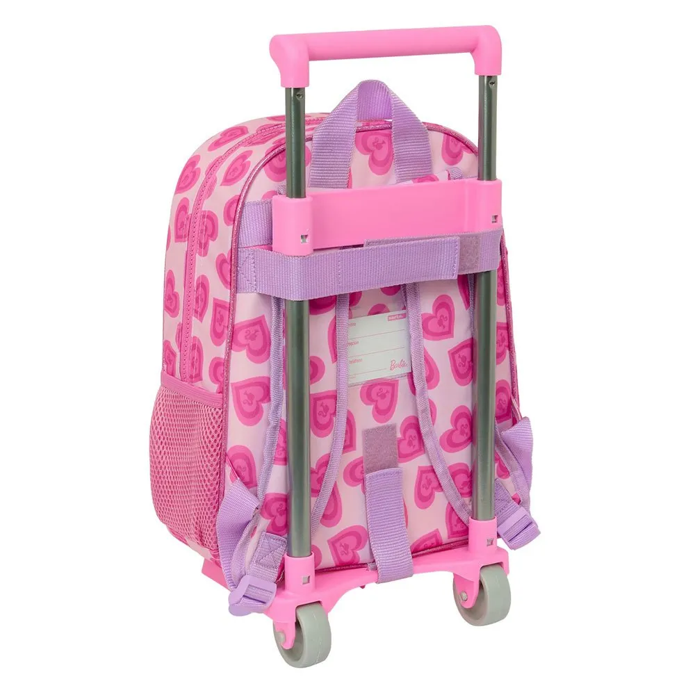 Safta Barbie Love Hjulryggsekk, Multicolor