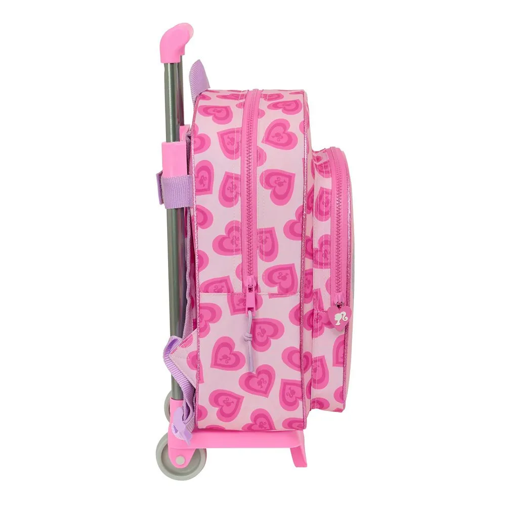 Safta Barbie Love Hjulryggsekk, Multicolor