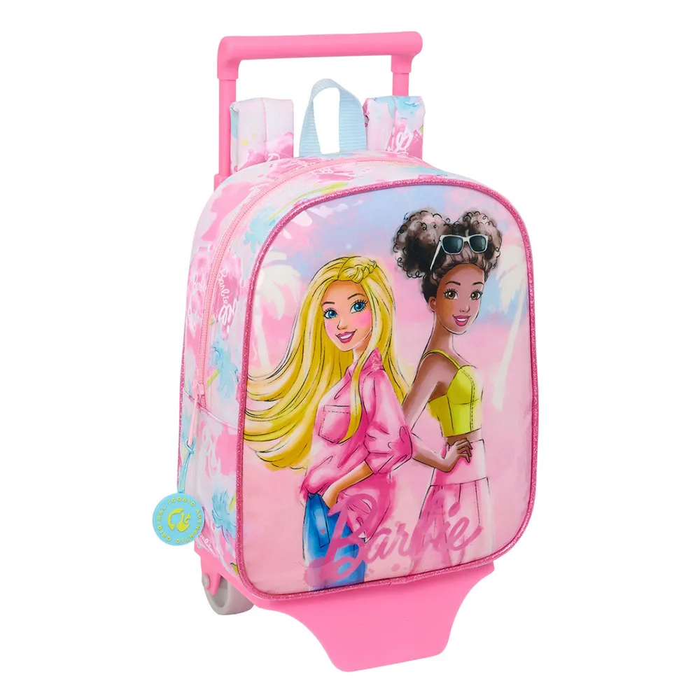 Safta Barbie Painterly Ryggsekk Med Hjul Safta Barbie Painterly Ryggsekk Med Hjul