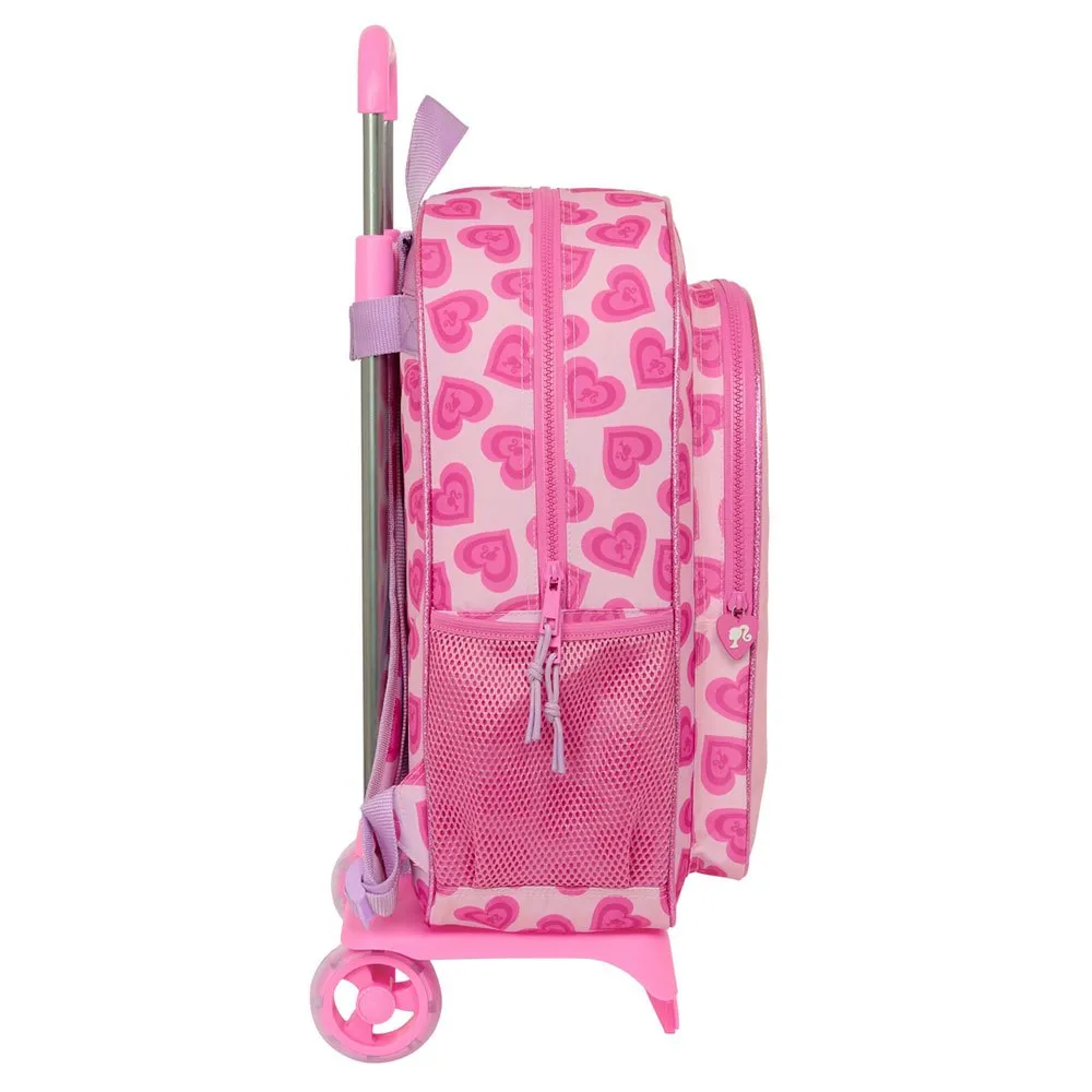 Safta Barbie Ryggsekk Med Trolley-hjul Love, Multicolor Safta Barbie Ryggsekk Med Trolley-hjul Love, Multicolor