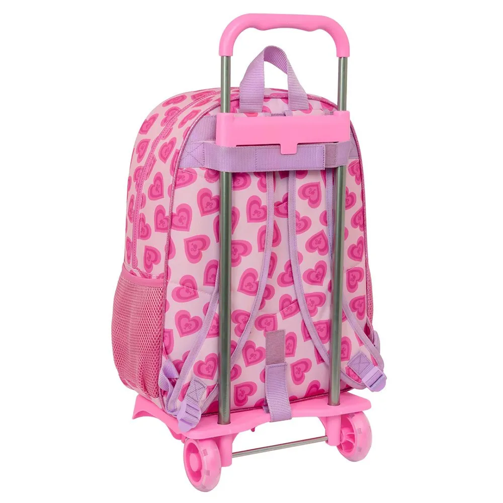 Safta Barbie Ryggsekk Med Trolley-hjul Love, Multicolor Safta Barbie Ryggsekk Med Trolley-hjul Love, Multicolor