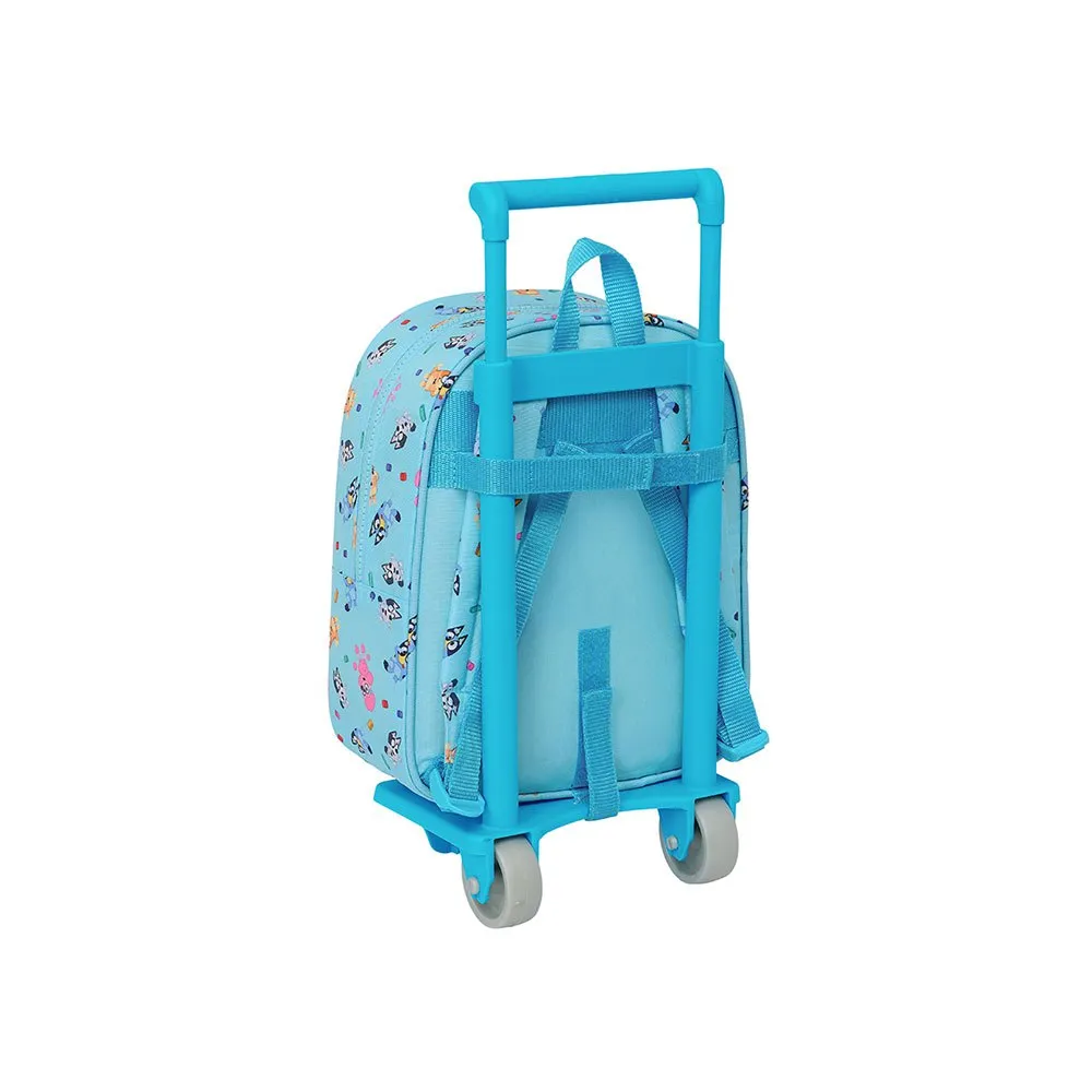 Safta Bluey Mini Ryggsekk Med Hjul, Multicolor