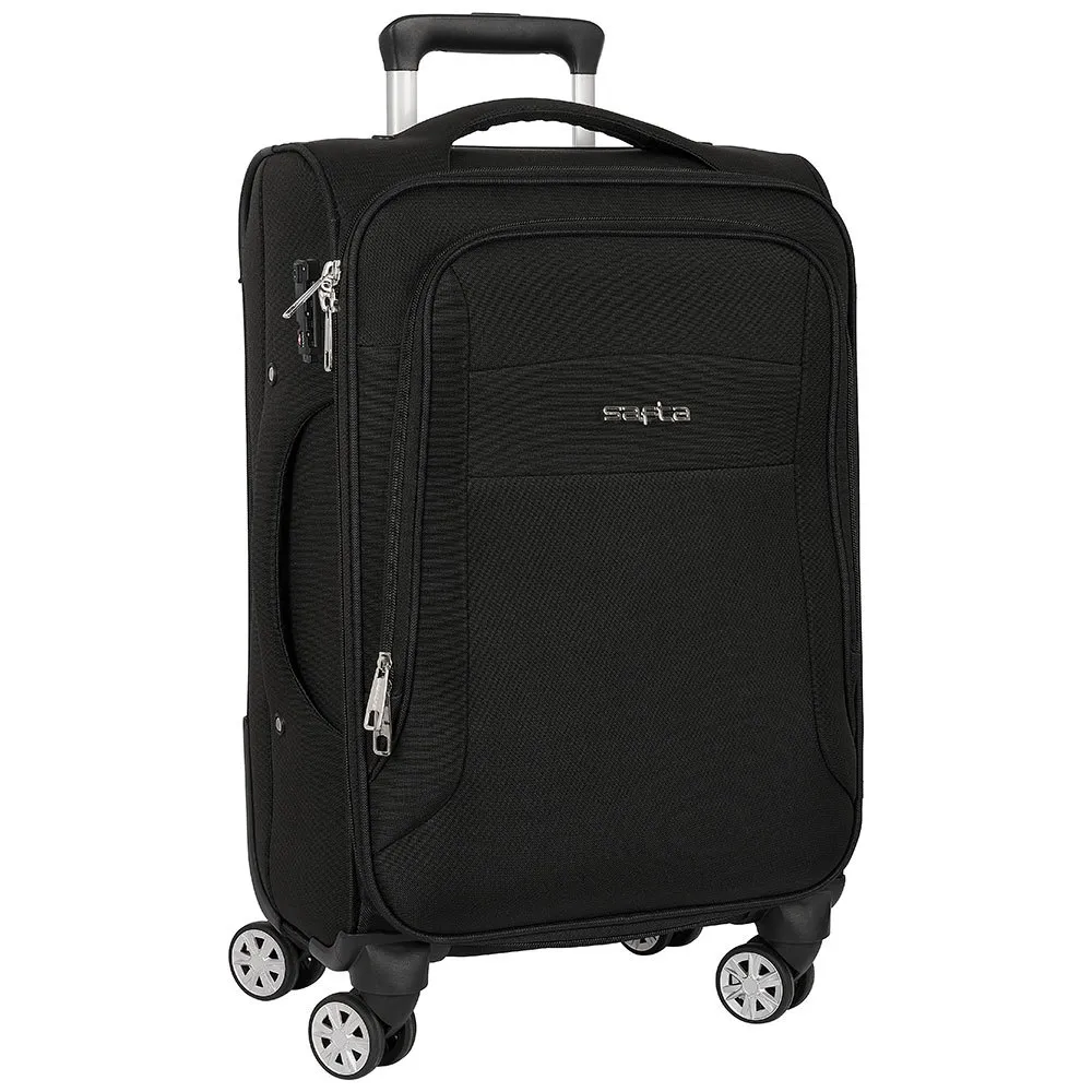 Safta Business ´´black´´ Soft Cabin 20´´ Trillekoffert, Multicolor