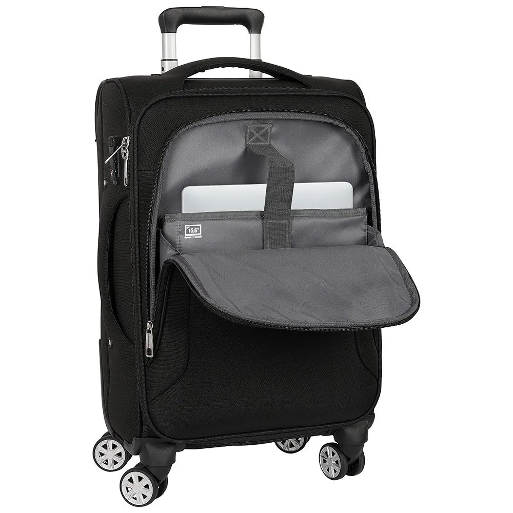 Safta Business ´´black´´ Soft Cabin 20´´ Trillekoffert, Multicolor