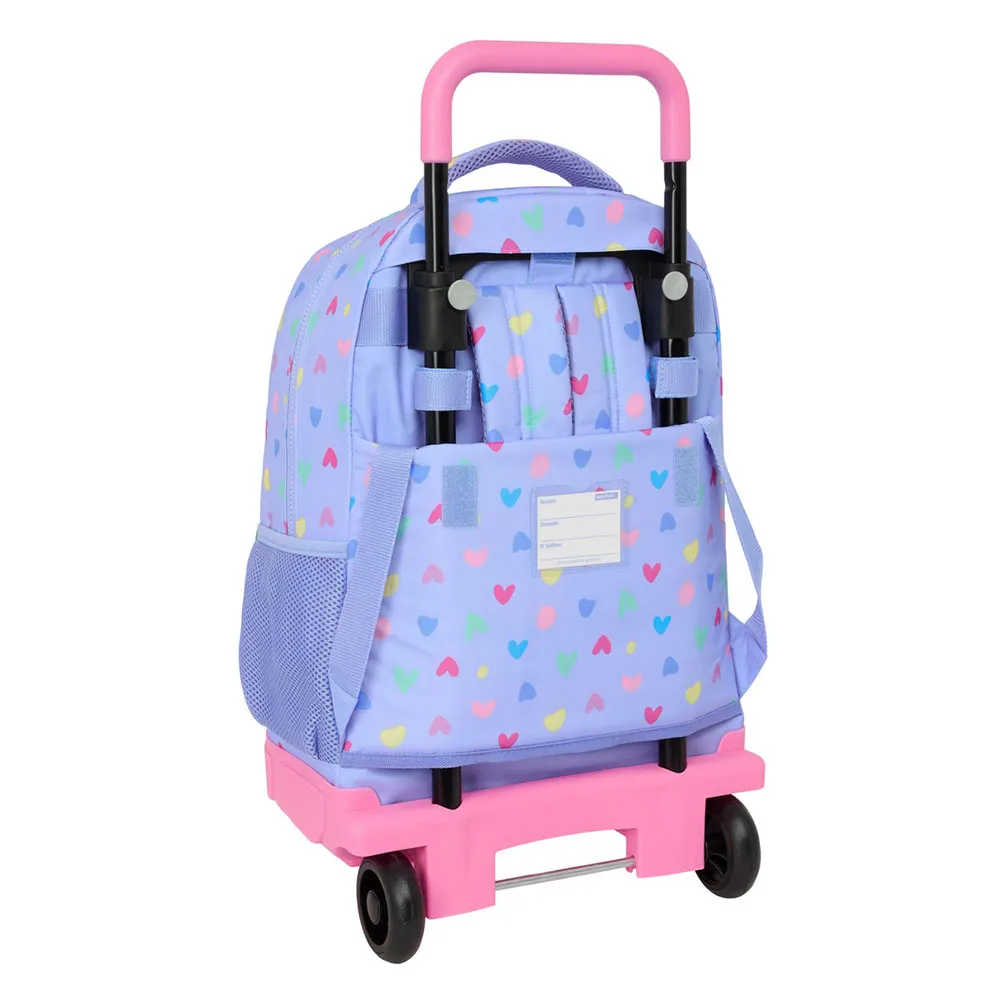 Safta Compact Benetton 33l 33x22x45 Cm Ryggsekk Med Hjul, Multicolor