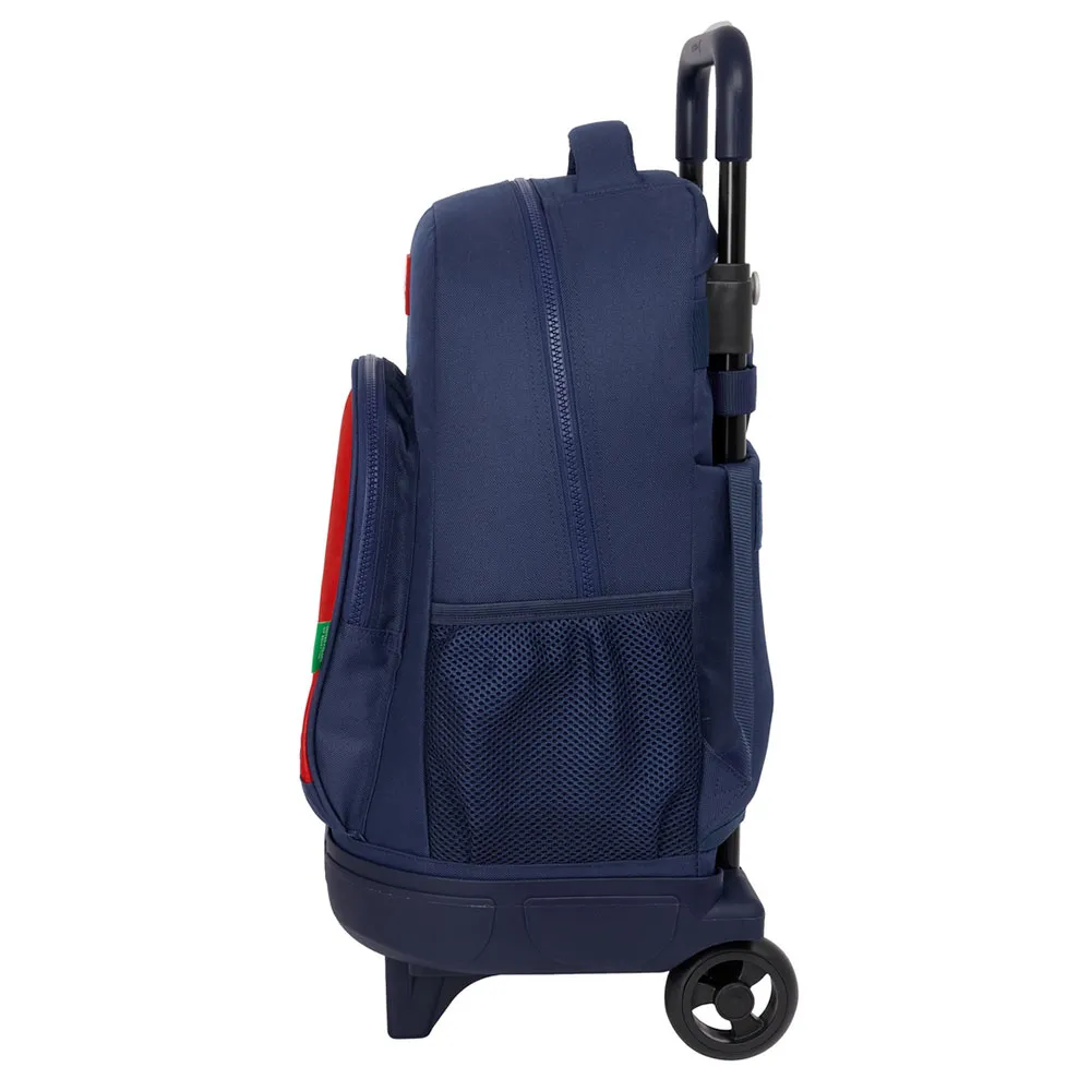 Safta Compact Benetton Flag Ryggsekk Med Hjul, Multicolor Safta Compact Benetton Flag Ryggsekk Med Hjul, Multicolor